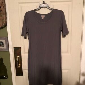 J. Jill Gray Modal Cotton Tshirt Dress